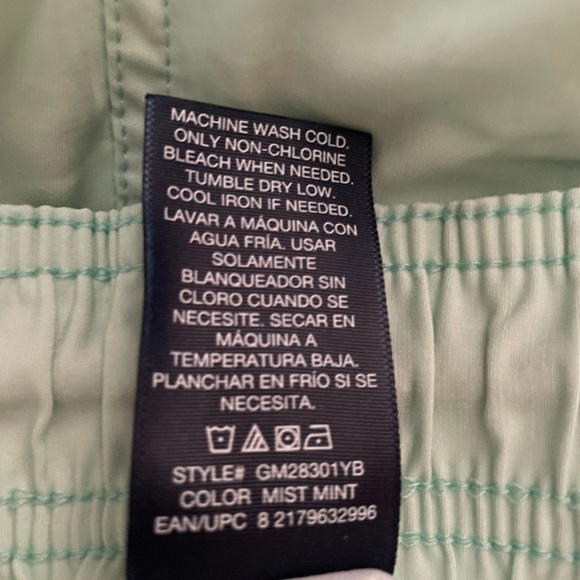 Big Mens 3XL XXXL Swim Trunks Mint Green Gray George Running Shorts NWT - Picture 5 of 7